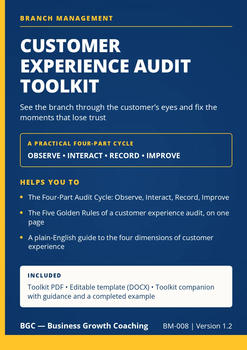 Customer Experience Audit Toolkit front cover