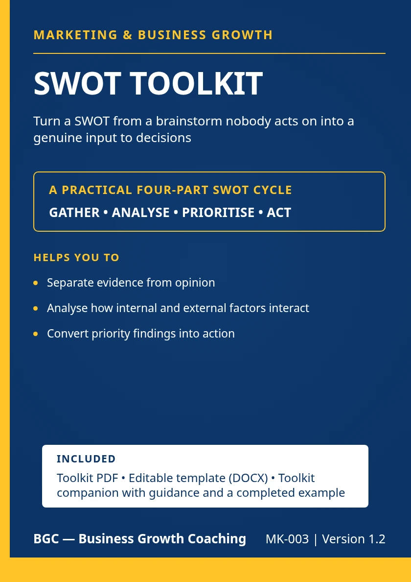 SWOT Toolkit front cover