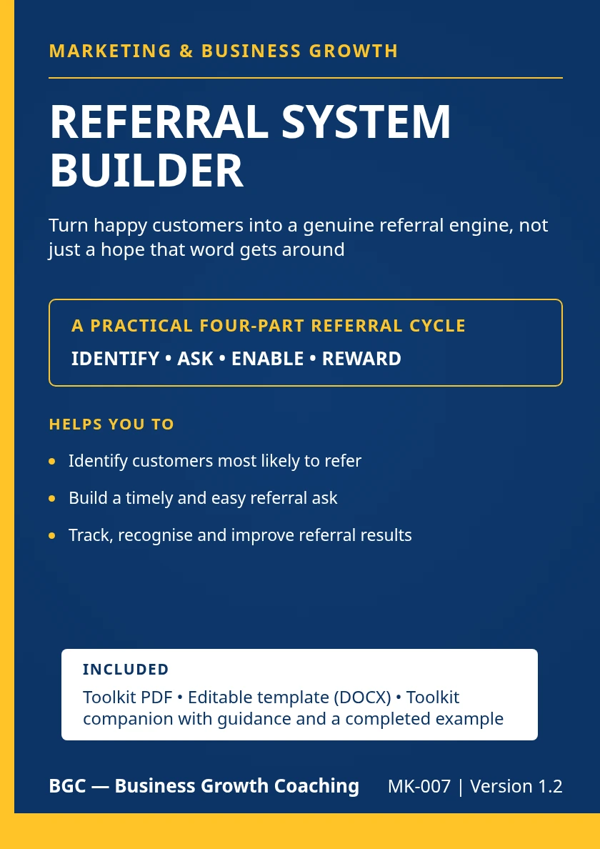 Referral System Builder front cover